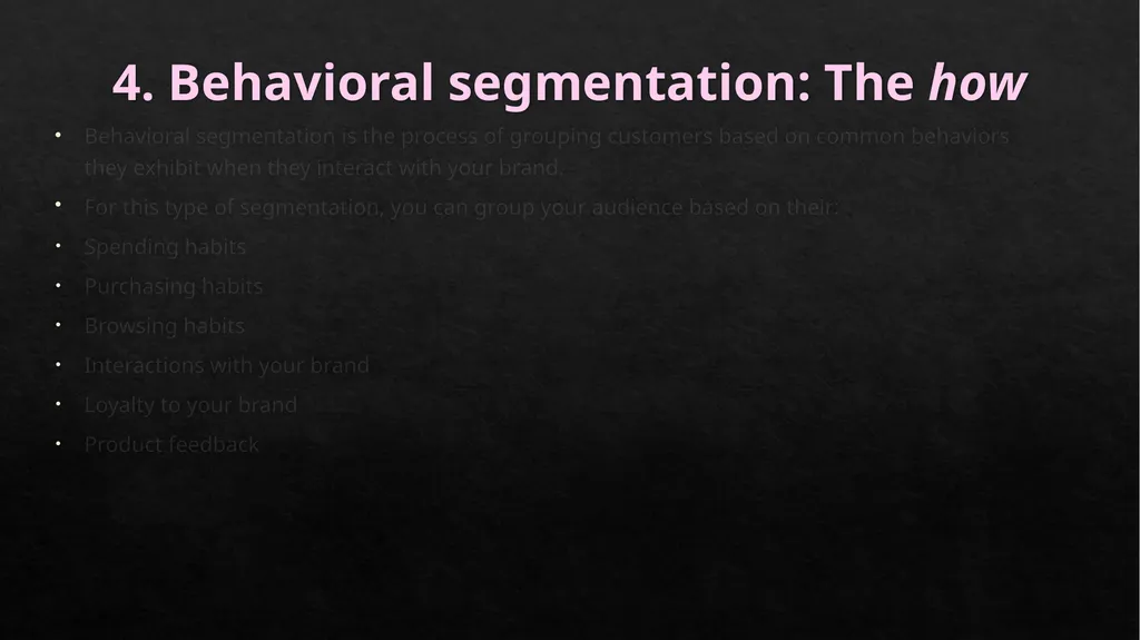 MARKET SEGMENTATION Market Segmentation, - slide 10 of 25