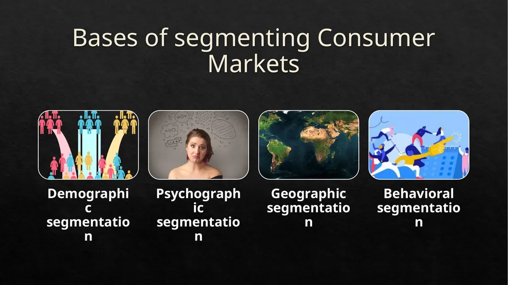 MARKET SEGMENTATION Market Segmentation, - slide 5 of 25
