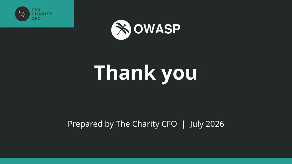 Board financial overview OWASP Foundation, Inc. | - slide 9 of 9