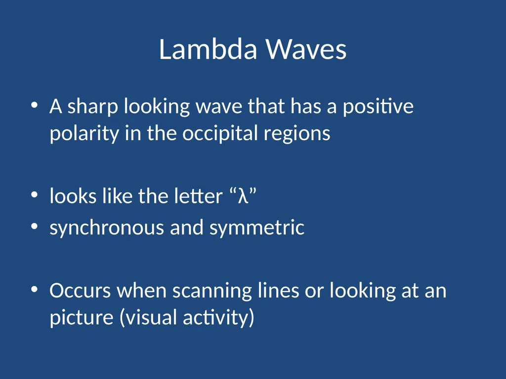 NORMAL ADULT EEG Amar B. Bhatt, MD, FAES Assistant - slide 65 of 66