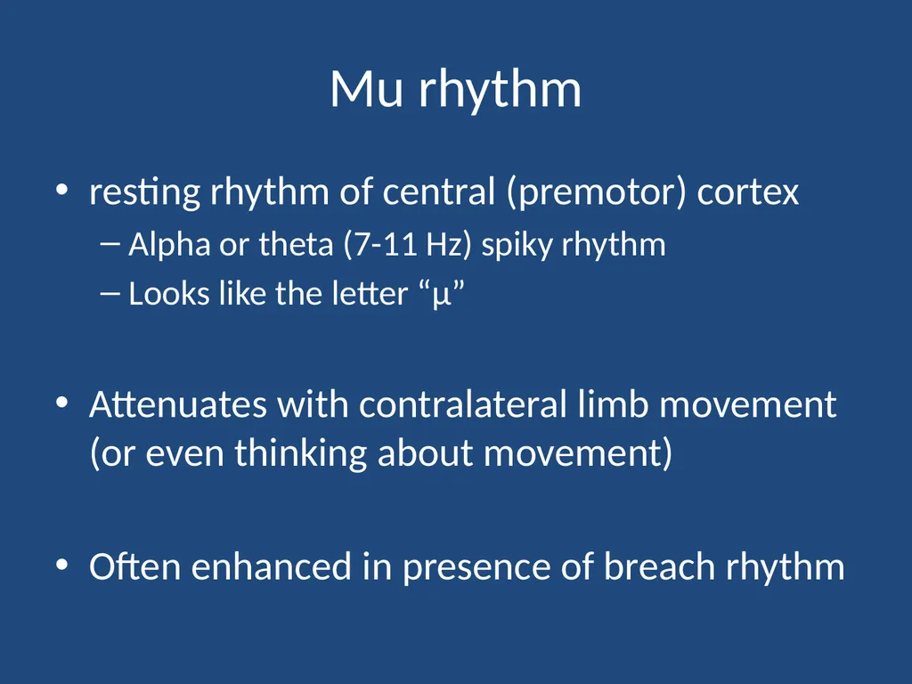 NORMAL ADULT EEG Amar B. Bhatt, MD, FAES Assistant - slide 13 of 66