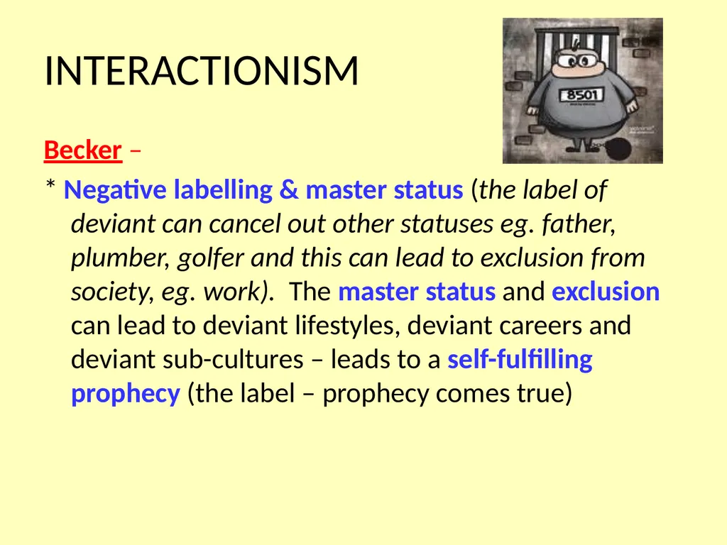 Labelling and the media Why do people commit crime - slide 13 of 25