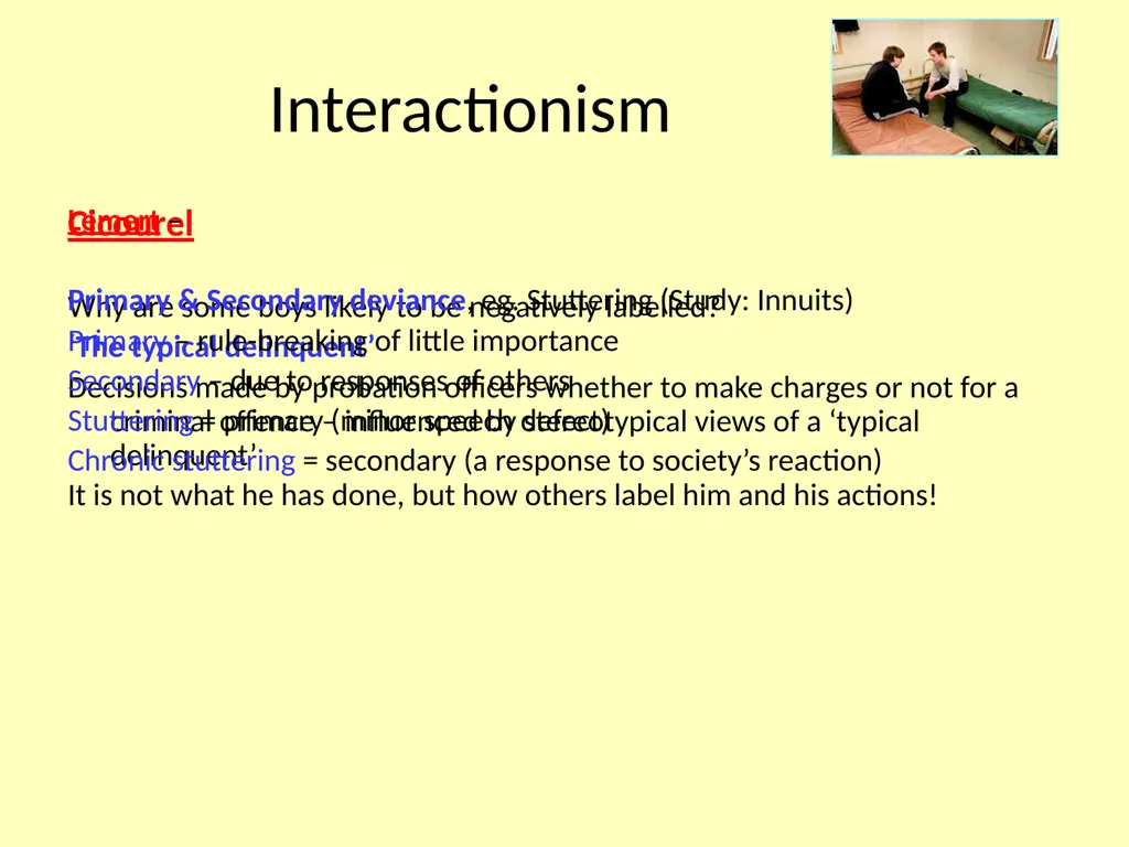 Labelling and the media Why do people commit crime - slide 15 of 25