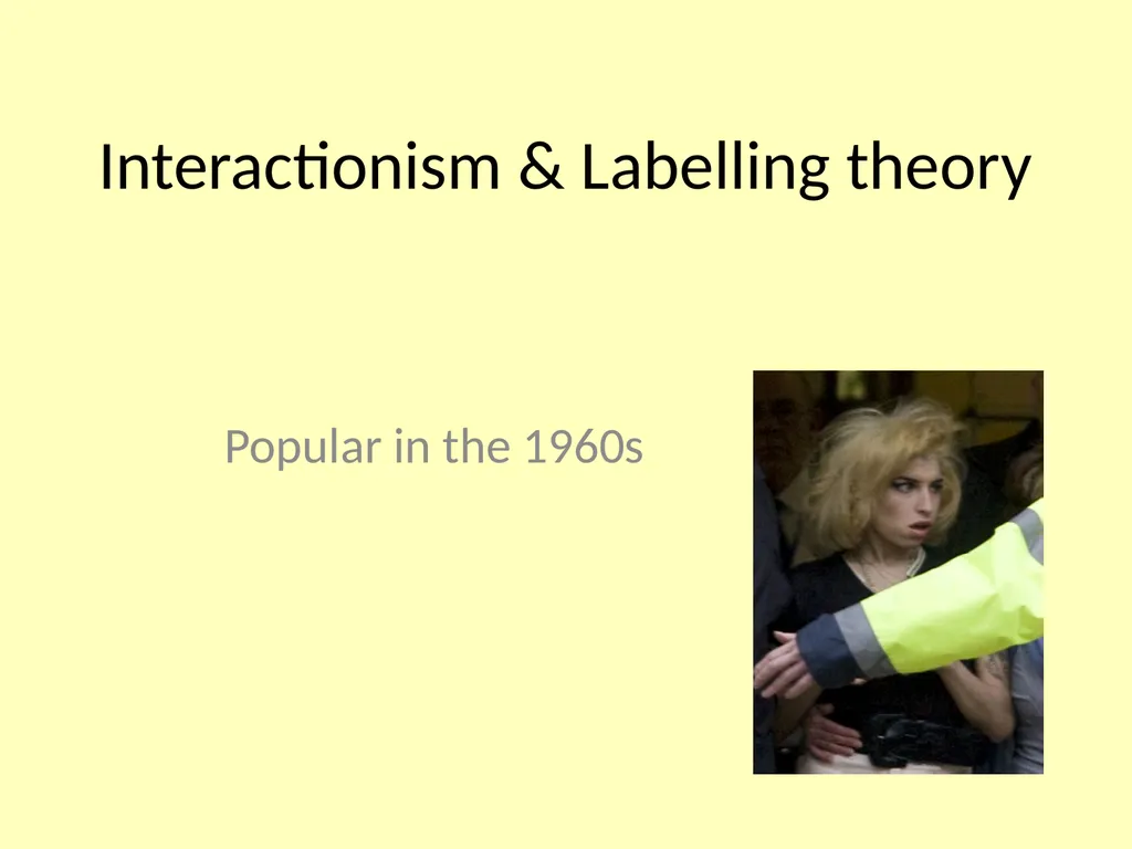 Labelling and the media Why do people commit crime - slide 9 of 25