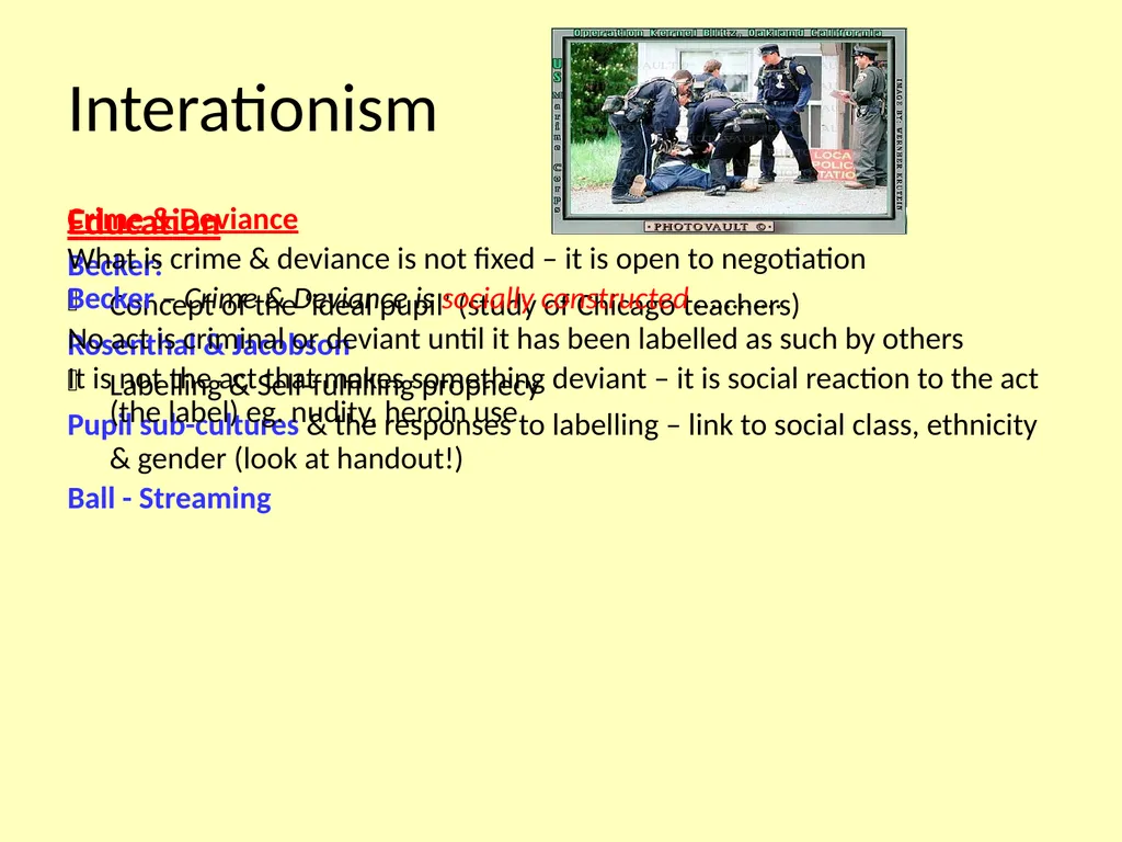 Labelling and the media Why do people commit crime - slide 11 of 25