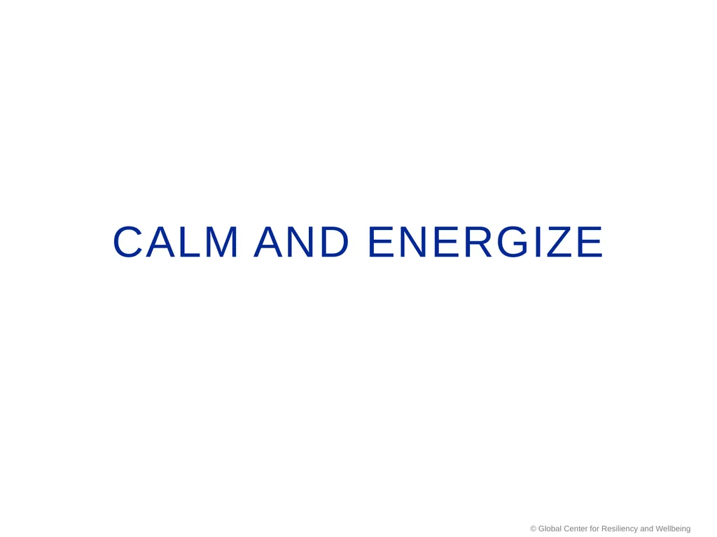 SMART Stress Management & Resiliency Training - slide 44 of 62