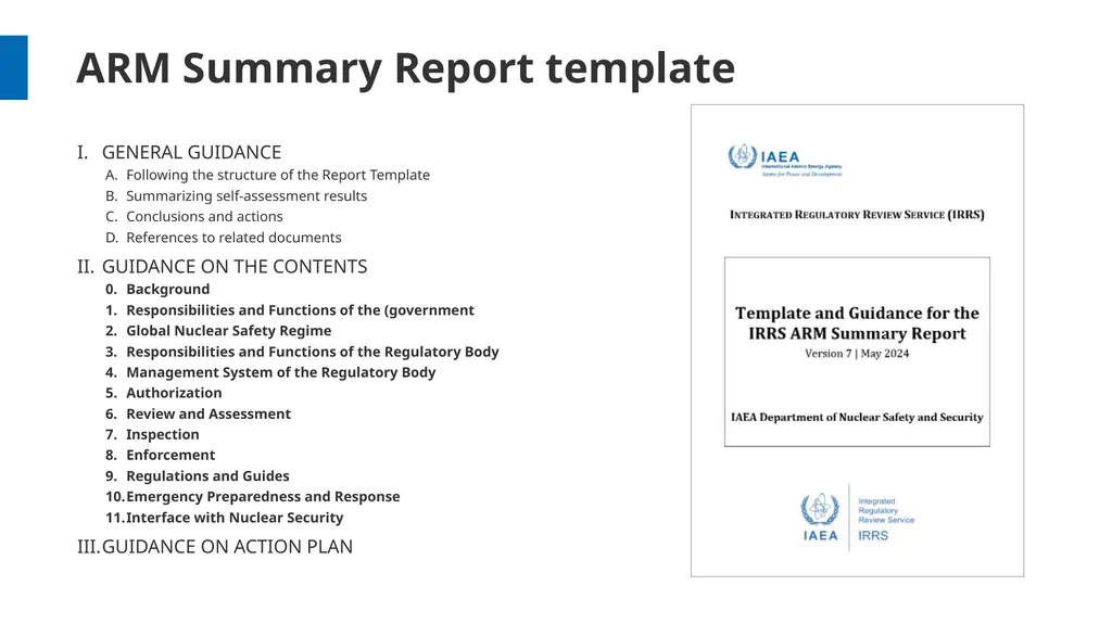 Advance Reference Material (ARM) Preparation for - slide 5 of 8