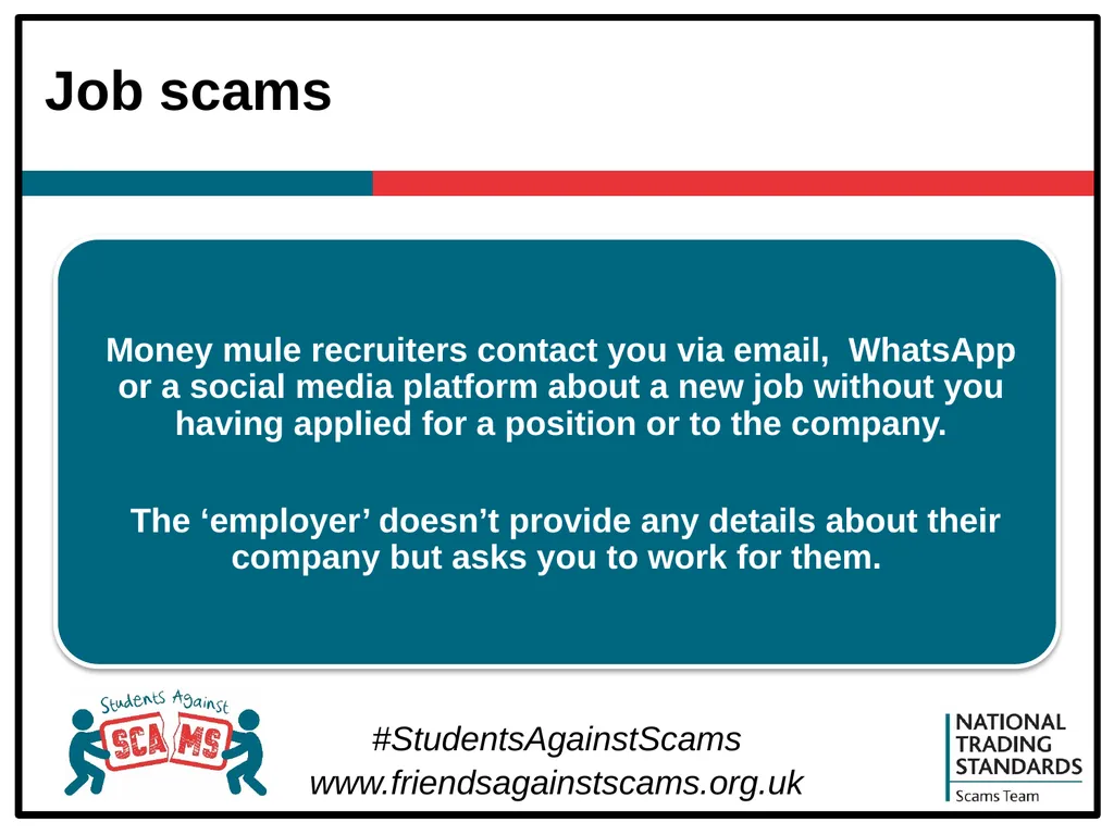 About Students Against Scams Raising students’ - slide 18 of 31