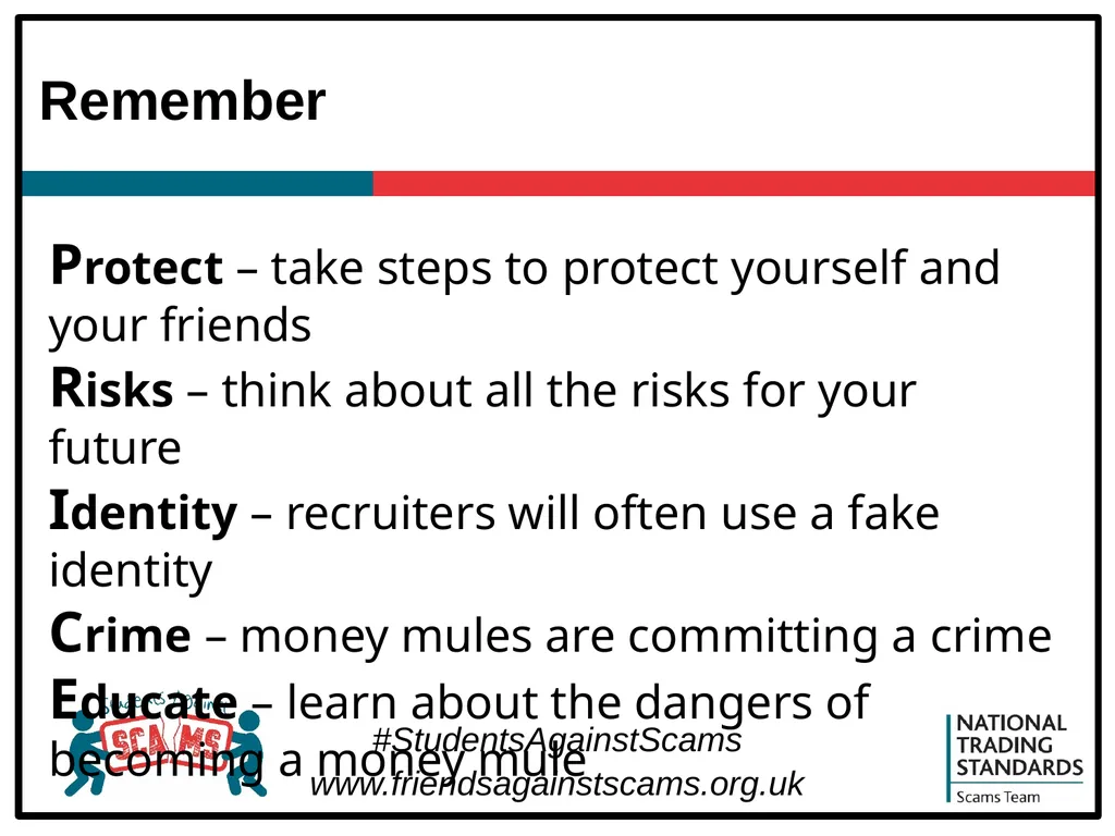 About Students Against Scams Raising students’ - slide 30 of 31