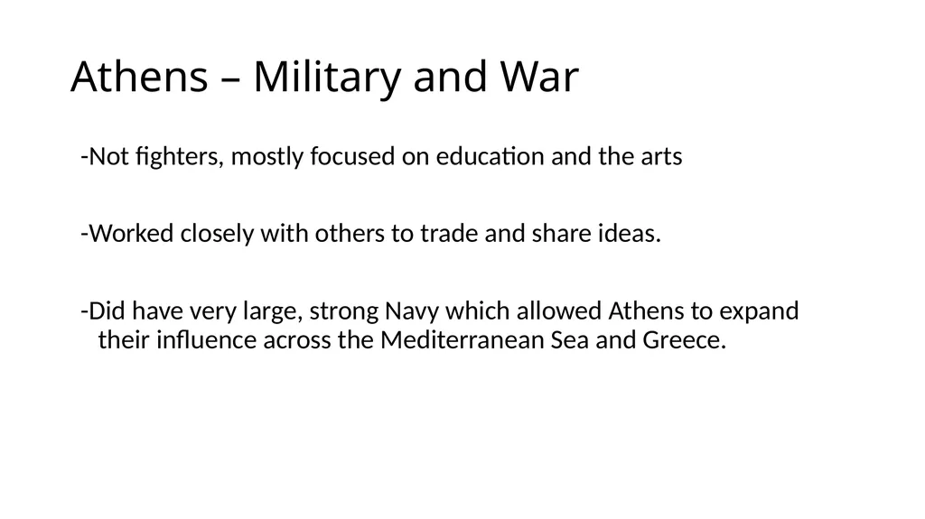 Athens Vs. Sparta Compare and Contrast Activity - slide 5 of 17