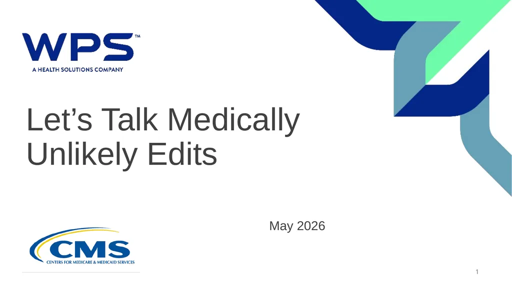 Let’s Talk Medically Unlikely Edits May 2026 - slide 1 of 24