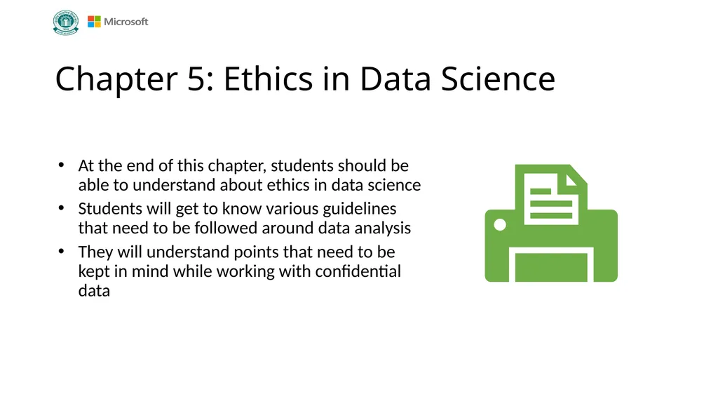 Data Science Grade X Version 1.0 Chapter 1: Use of - slide 41 of 45