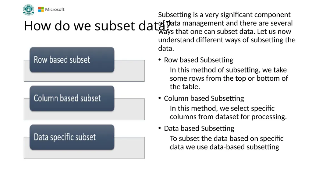 Data Science Grade X Version 1.0 Chapter 1: Use of - slide 4 of 45
