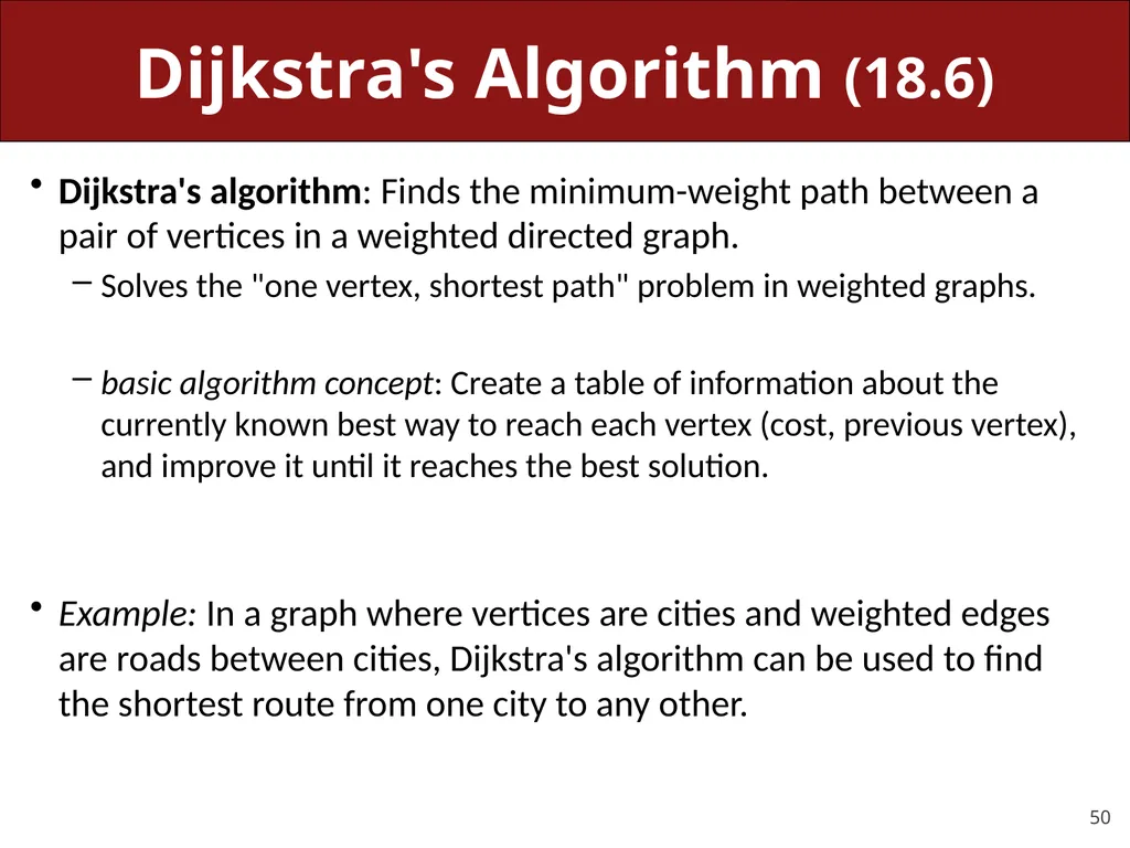 CS 106X, Lecture 23 Dijkstra and A* Search - slide 50 of 79