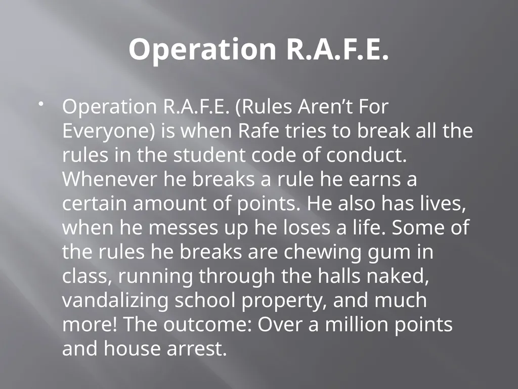 Middle School: Worst Years of My Life By: James - slide 4 of 13