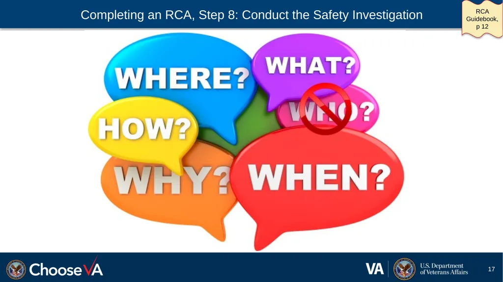 Guide to Performing a Root Cause Analysis: A - slide 17 of 52