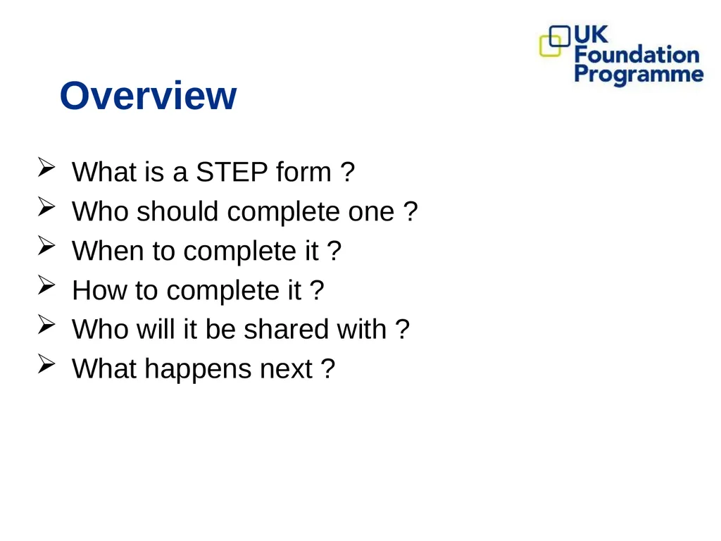 Supporting Trainees Entering Practice (STEP) - slide 3 of 23
