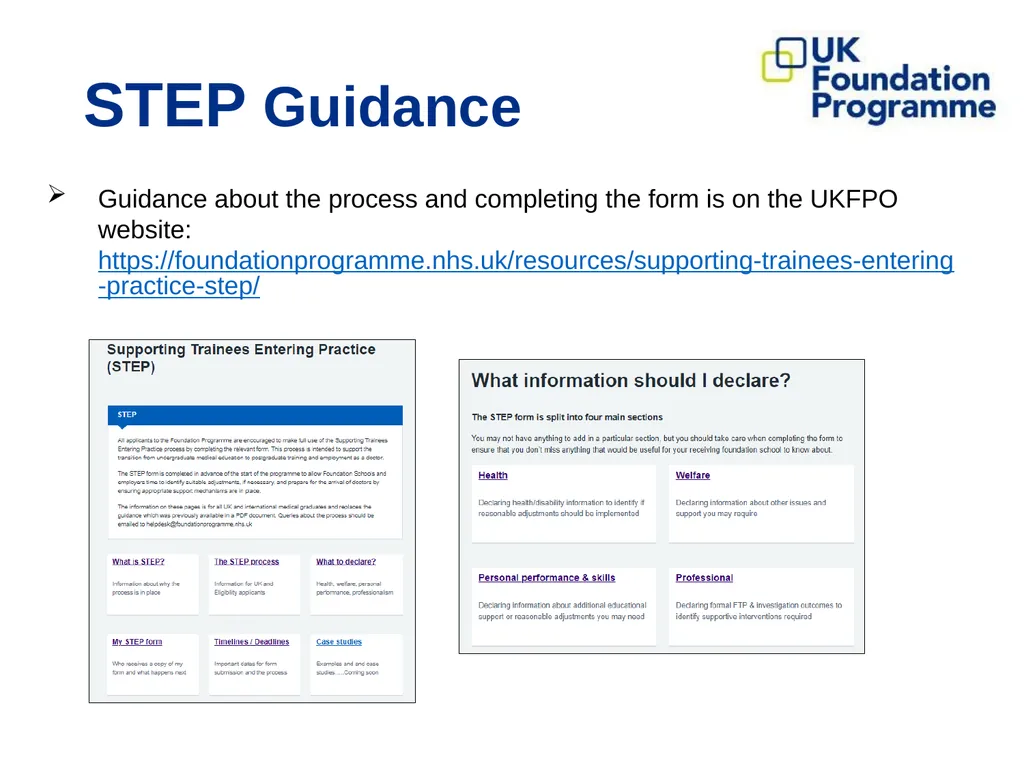 Supporting Trainees Entering Practice (STEP) - slide 12 of 23