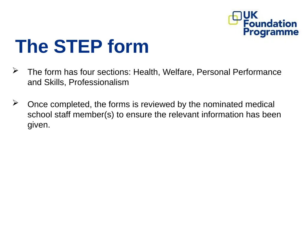 Supporting Trainees Entering Practice (STEP) - slide 11 of 23