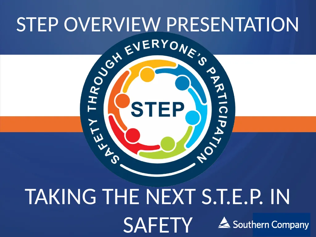 STEP OVERVIEW PRESENTATION TAKING THE NEXT - slide 1 of 15
