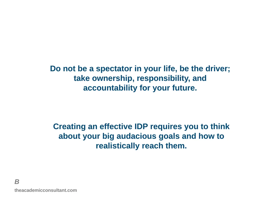Intro to Individual Development Plans for - slide 26 of 26