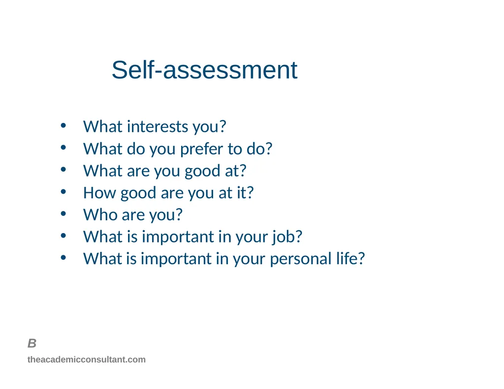 Intro to Individual Development Plans for - slide 9 of 26