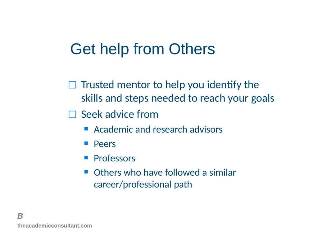 Intro to Individual Development Plans for - slide 13 of 26