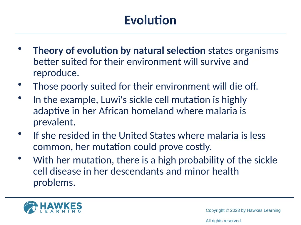 Lesson 2.1 Human Genetics Human Genetics Figure 1 - slide 5 of 26