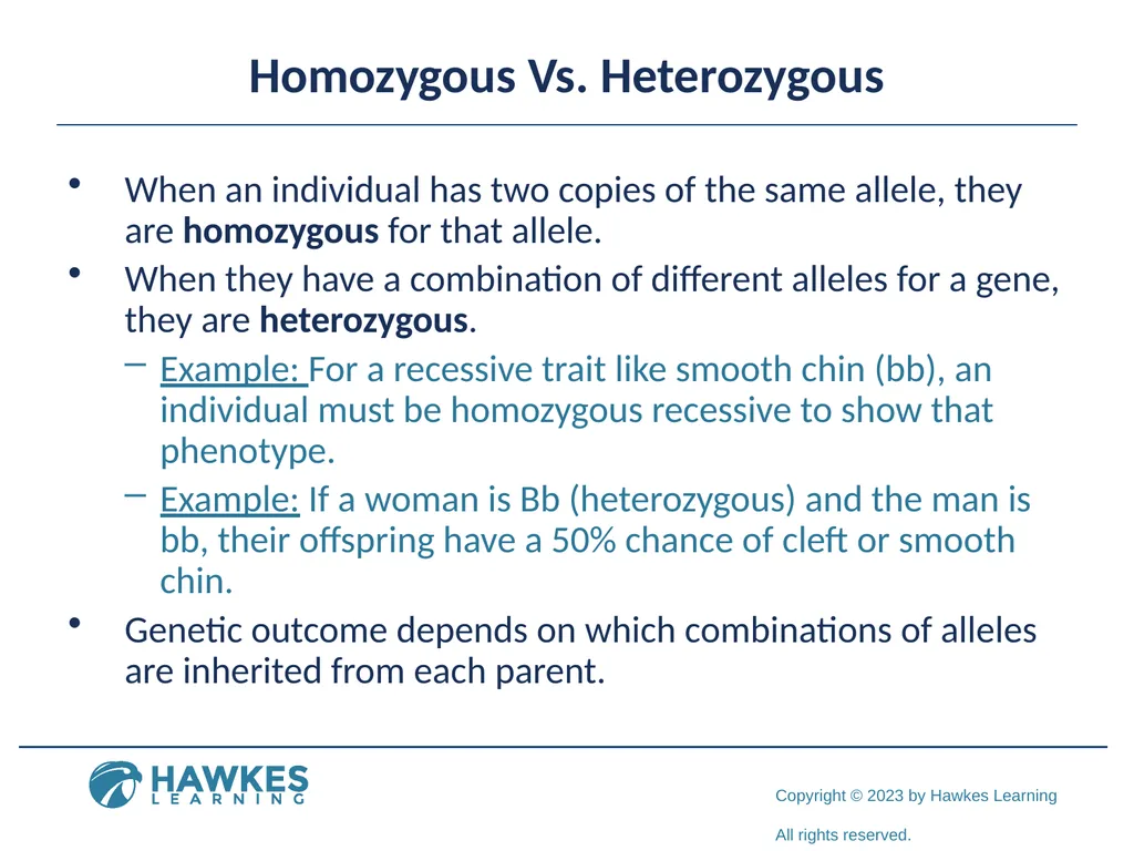 Lesson 2.1 Human Genetics Human Genetics Figure 1 - slide 13 of 26