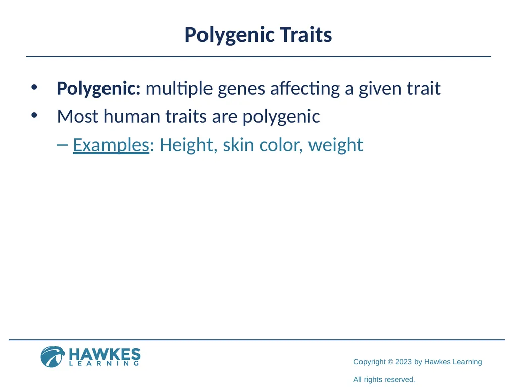Lesson 2.1 Human Genetics Human Genetics Figure 1 - slide 16 of 26