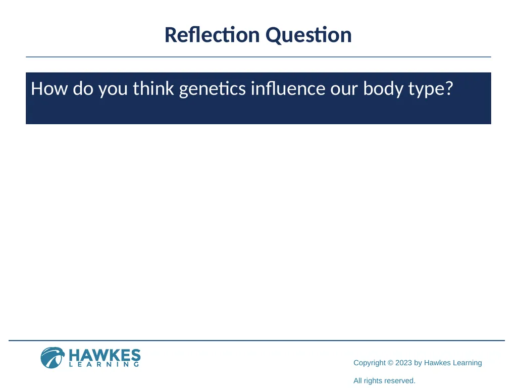 Lesson 2.1 Human Genetics Human Genetics Figure 1 - slide 19 of 26