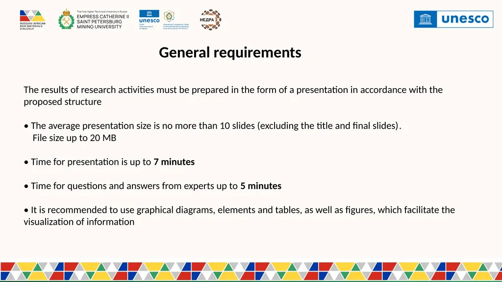 Presentation Template for participation in - slide 2 of 14