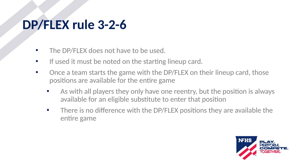2025-26 NFHS Softball DP/FLEX Updated 1/05/2026 - slide 8 of 43