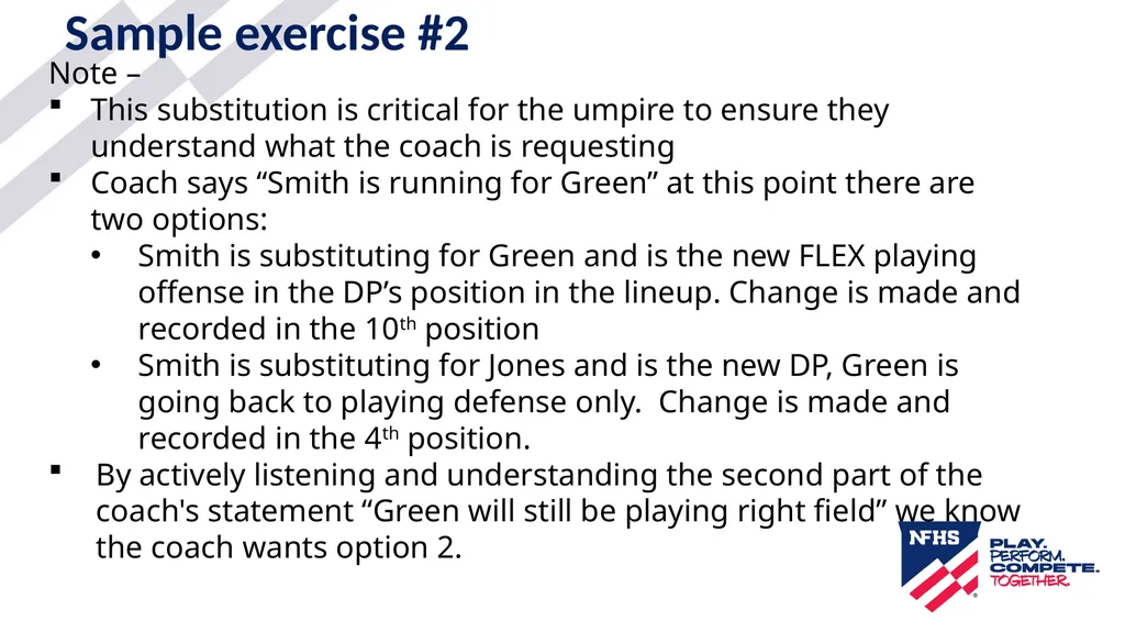 2025-26 NFHS Softball DP/FLEX Updated 1/05/2026 - slide 31 of 43