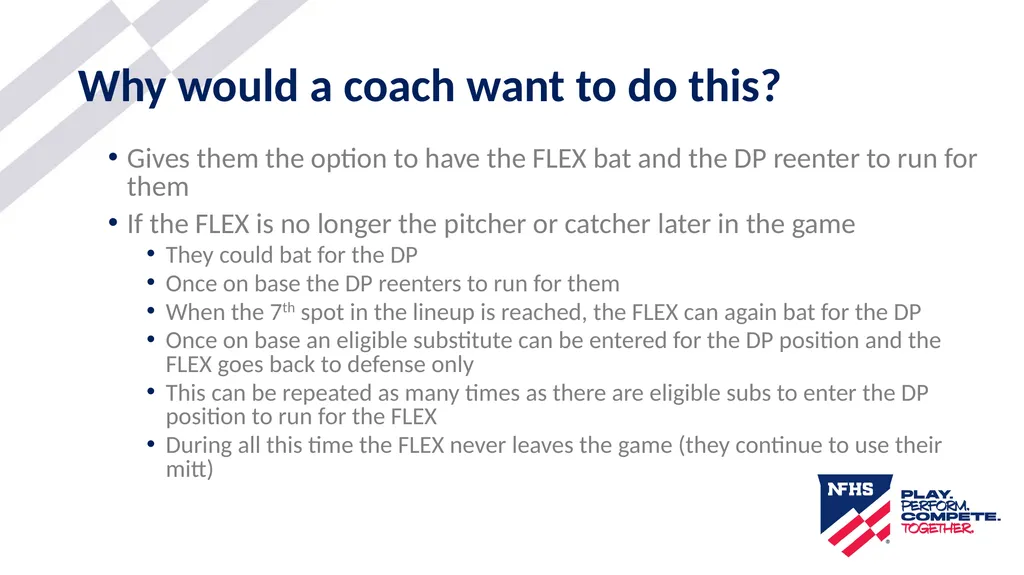 2025-26 NFHS Softball DP/FLEX Updated 1/05/2026 - slide 16 of 43