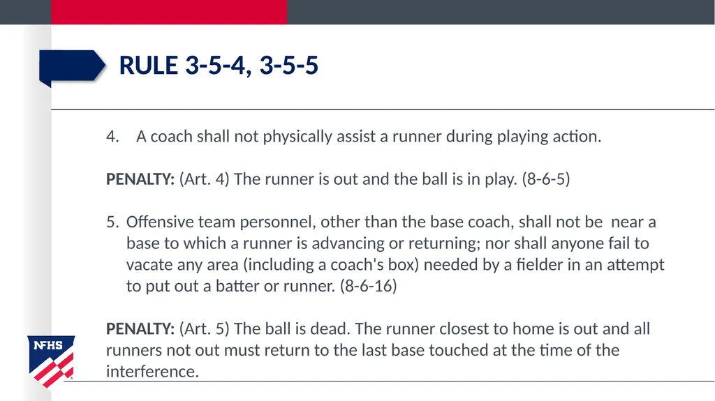 2020-21 NFHS Softball Substituting, Lineup - slide 45 of 57