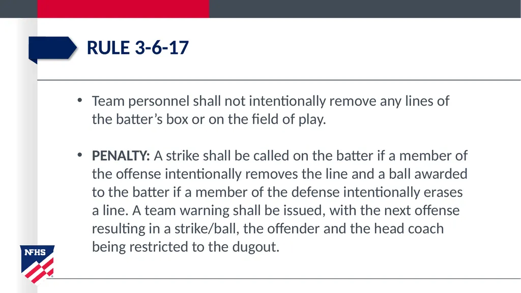 2020-21 NFHS Softball Substituting, Lineup - slide 47 of 57
