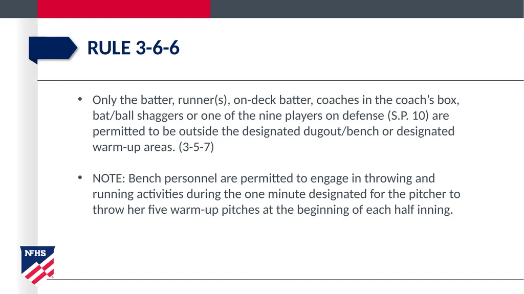 2020-21 NFHS Softball Substituting, Lineup - slide 46 of 57