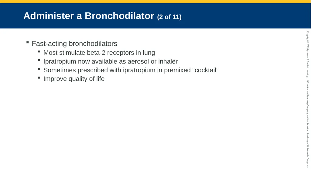 Respiratory Emergencies CHAPTER 17 Introduction - slide 80 of 179