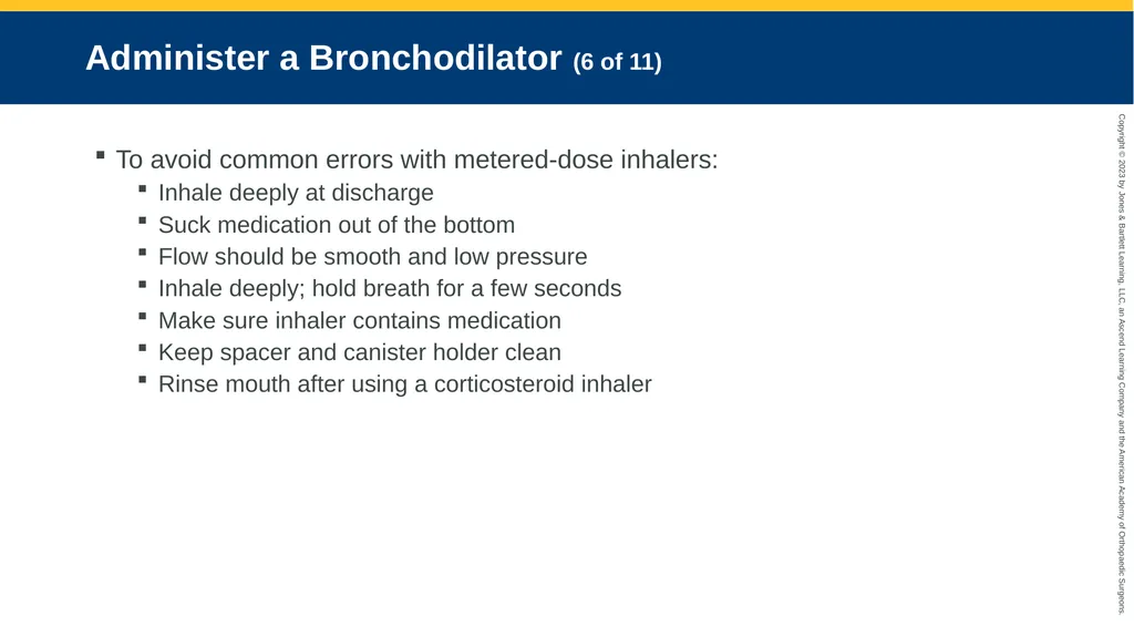 Respiratory Emergencies CHAPTER 17 Introduction - slide 84 of 179