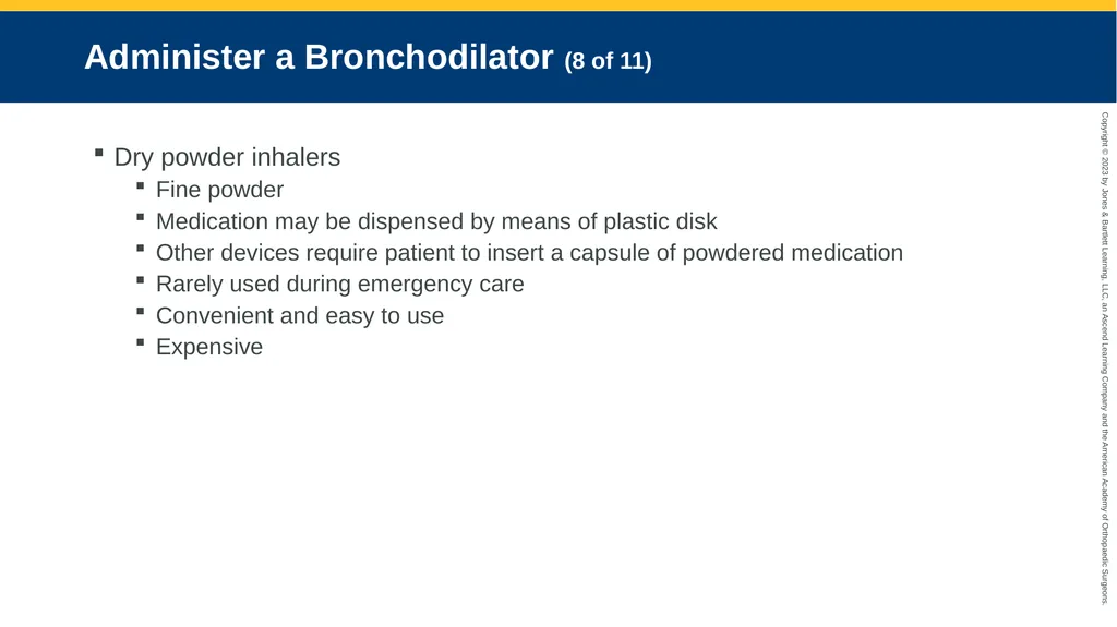 Respiratory Emergencies CHAPTER 17 Introduction - slide 86 of 179