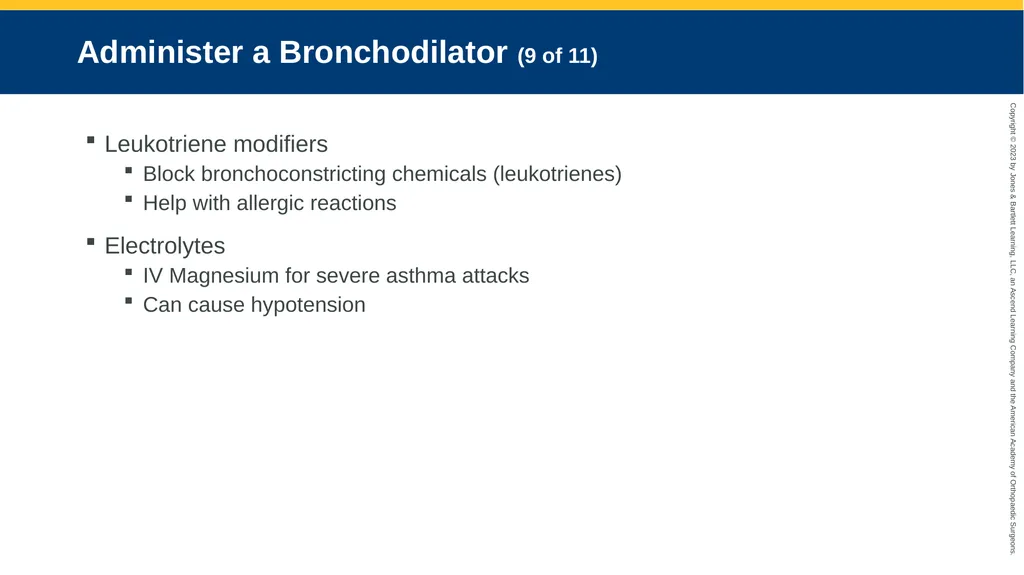 Respiratory Emergencies CHAPTER 17 Introduction - slide 87 of 179