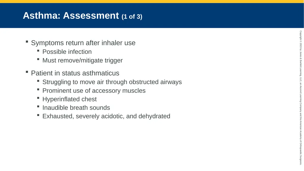 Respiratory Emergencies CHAPTER 17 Introduction - slide 122 of 179