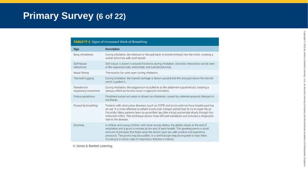 Respiratory Emergencies CHAPTER 17 Introduction - slide 39 of 179