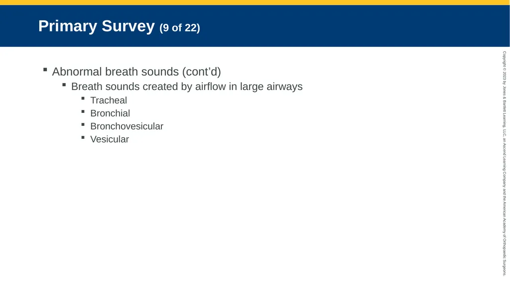 Respiratory Emergencies CHAPTER 17 Introduction - slide 42 of 179