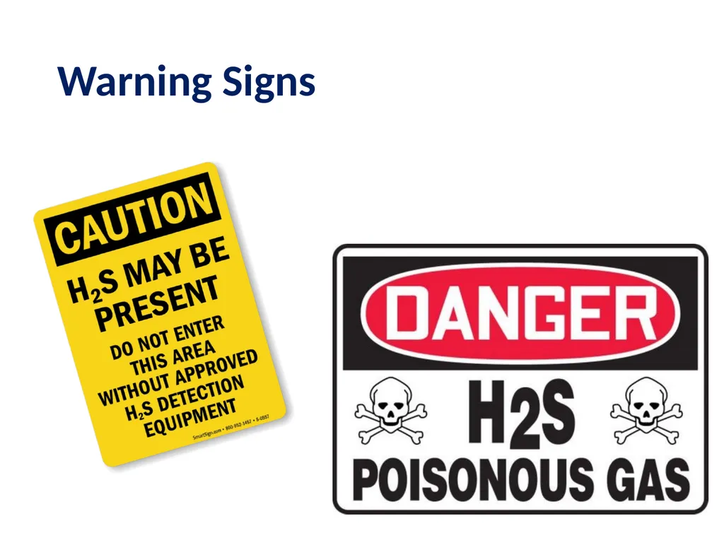 1 Hydrogen Sulfide (H2S) Emergency Response & - slide 11 of 28