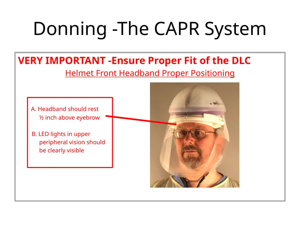 PAPR/CAPR Training MAXAIR®710 DLC CAPR®System CAPR - slide 22 of 28