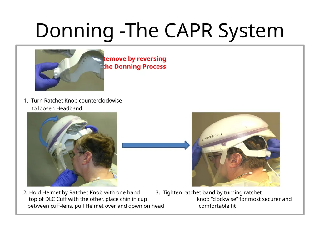 PAPR/CAPR Training MAXAIR®710 DLC CAPR®System CAPR - slide 23 of 28