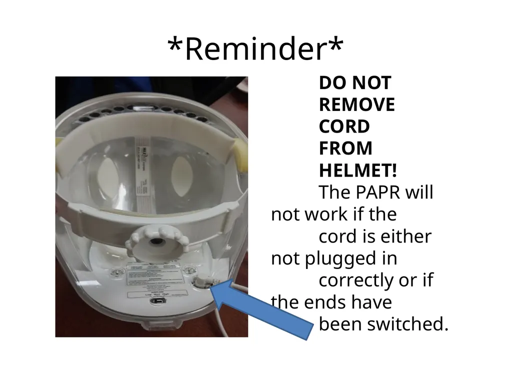 PAPR/CAPR Training MAXAIR®710 DLC CAPR®System CAPR - slide 15 of 28