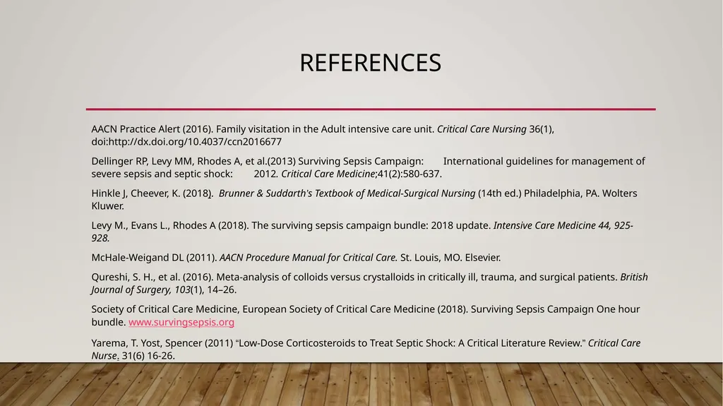 SHOCK Case Studies Margaret Avallone DNP RN - slide 60 of 60